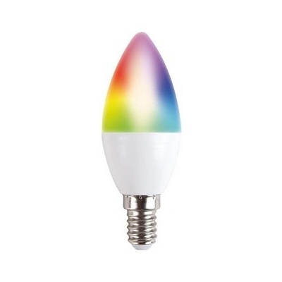 Solight LED SMART WIFI žárovka, svíčka, 5W, E14, RGB, 425lm