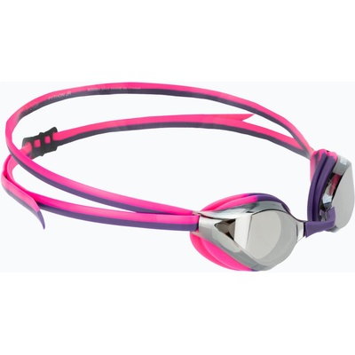 arena Детски очила за плуване Arena Python Mirror Jr silver/shocking pink/plum