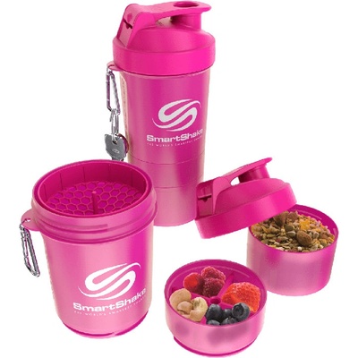 SmartShake Vícedílný šejkr SmartShake Original Pink 600 ml