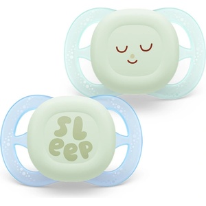 Philips Залъгалки Philips Avent Ultra Start Night 0-2м дизайн Sleep, момче (Ultra Start Night)