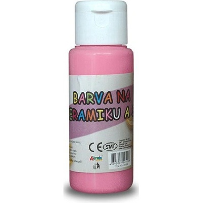 Creatoys akrylová barva na sklo a keramiku 60 ml růžová – Zboží Dáma