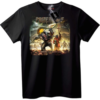 NOONEBRAND Тениска Powerwolf Грешници на Седемте Морета - 2XL, Black