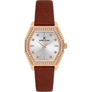Daniel Klein DK. 1.14114-6 - Дамски часовник, Premium, Кварцов, 28x34.5mm, 3 ATM, Червен Часовници