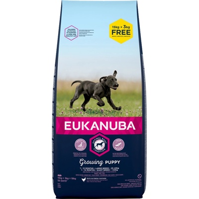 Eukanuba Growing Puppy Large Breed Chicken 18 kg