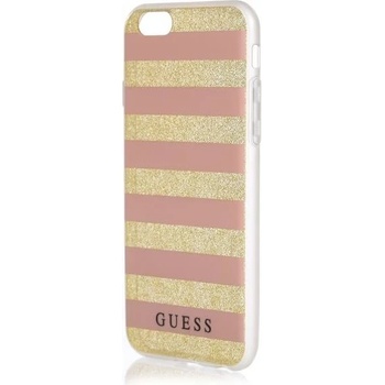 GUESS Калъф за телефон Guess Ethic Chic Stripes 3D за iPhone 6/6S, розов (KXG0010663)