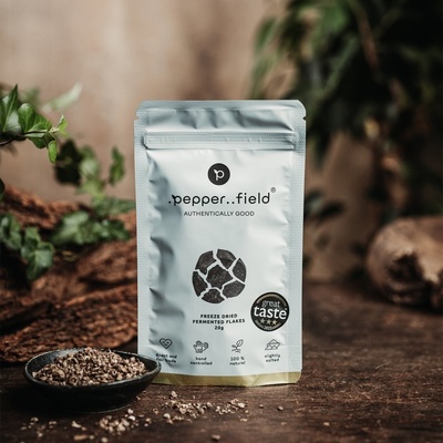 Pepper Field Kampotský Pepř lyofilizovaný EXCLUSIVE doypack 20 g – Zbozi.Blesk.cz