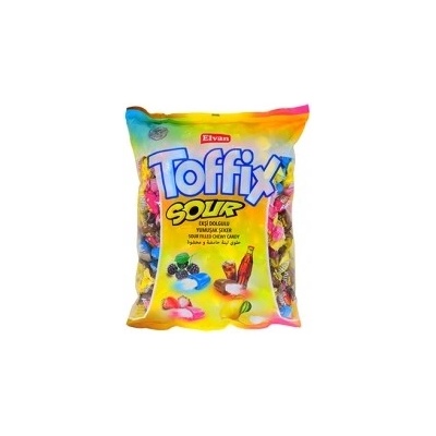 Elvan Toffix Sour měkké plněné kyselé bonbóny 1kg