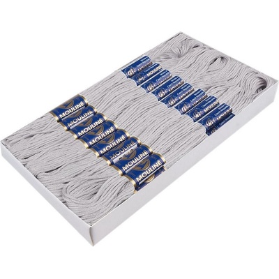 Prima-obchod Příze vyšívací Mouline Niťárna, barva 8112 Light Gray