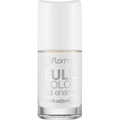 Flormar Nehty Lak-na-nehtyPlnobarevný lak na nehty FC01 White 8 ml ()