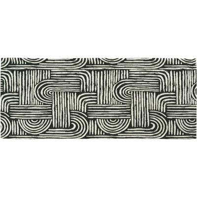 Sander Žakárový behúň Arcus 40x100 cm black 521568-39
