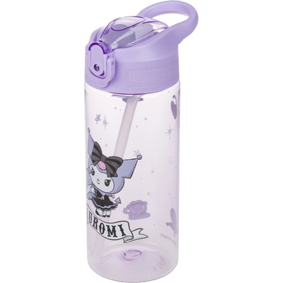 BAAGL Tritanová fľaša na pitie so slamkou Kuromi Fortune Dream 500 ml