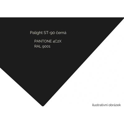 Palram Penená PVC doska Palight 3 mm ST-90 2030 x 3050 mm čierne 1 ks