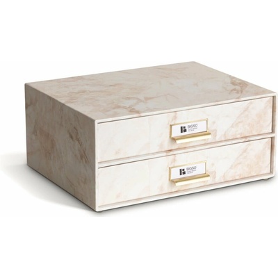 Bigso Birger Paper Laminate organizér růžová/béžová/světlá