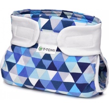 T-Tomi Ortopedické Abdukčné Nohavičky Blue Triangles/Modré Trojuholníky 5-9 kg