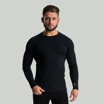 GymBeam STRIX Тениска с дълъг ръкав MERINO I Black XXL