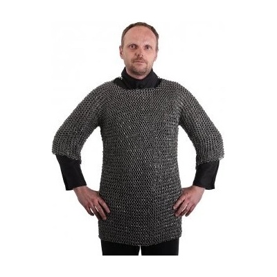 Lord of Battles Kroužková košile z nýtovaných kulatých kroužků krátký rukáv Ø 10mm; 1 29 mm