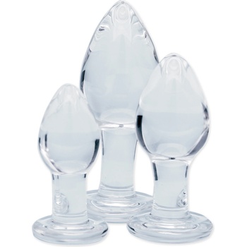 Clarity Glass Dildo Utopian Trinity