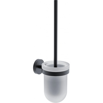 Nimco UNIX Černá matná Toaletní WC kartáč skleněný UNC 13094WN-90