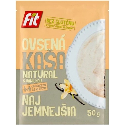 Fit Ovsená kaša natural s vanilkou 50 g