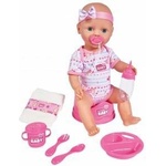 Simba Toys Baby Doll with Accessories Drinks Pee