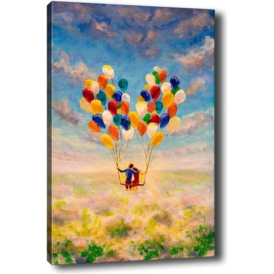 Wallity Obraz na plátně Fly together 50x70 cm