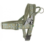 Hurtta Razzle-Dazzle Green - ECO нагръдник за куче, зелен на чертички, размер 55-65 см, Финландия - 933979