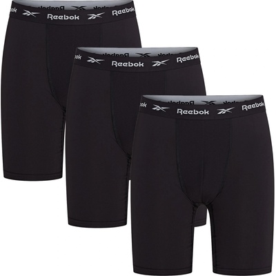 Reebok Боксерки Reebok 3 Pack Performance Boxer Shorts Hogan - Black