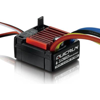 HOBBYWING Контролер четков с Тамия конектор букса Hobbywing QuicRun 1060 Brushed ESC 60A for 1: 10 WP1060 Controller Tamiya Connector HW30120201 (HW30120201)