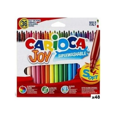 CARIOCA Комплект Химикали с Филц Carioca Joy Многоцветен (48 броя)