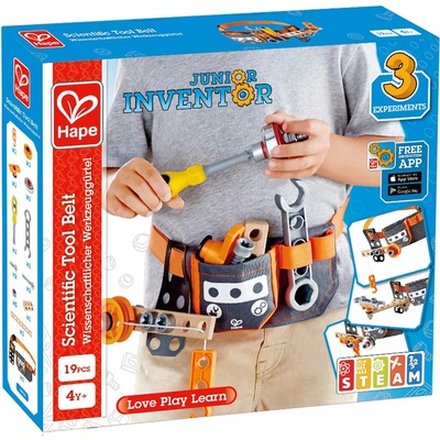 HaPe International Игрален комплект Hape Junior Inventor - Колан за млади изобретатели (H3035)