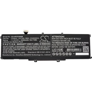 Cameron Sino Батерия за лаптоп HP ZBook Studio G5, ZBook Studio X360 G5 5CN15PA, HSTNN-1B8H LiIon 11, 55V 8200mAh CAMERON SINO (CS-HPZ536NB) - Allstore