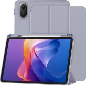 Techsuit Калъф за Xiaomi Redmi Pad 2 - Techsuit - Flex Trifold (с поставка за молив) - Лилав