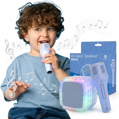 PowerLocus Aero Bluetooth Reproduktor s Bezdrátovým Mikrofonem pro Děti