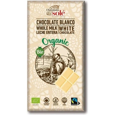 Chocolates Solé Шоколади Solé - Бял органичен шоколад