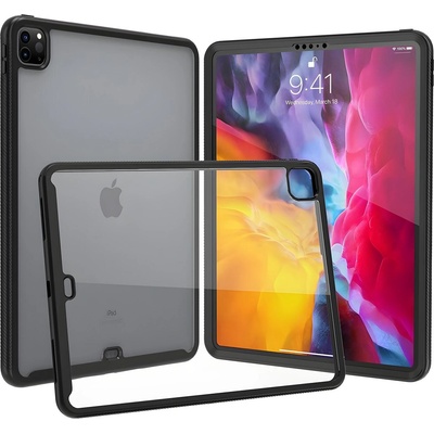 Techsuit - Калъф + защита на екрана - iPad Pro 12.9 (2018 / 2020 / 2021 / 2022) - черна KP28079 (28079)