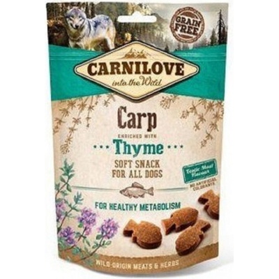 Carnilove Dog Semi Moist Snack Carp enriched with Thyme 200 g