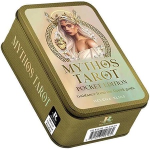 Rockpool Оригинални мини карти Таро Mythos Tarot Pocket Tin Edition - Helena Elias