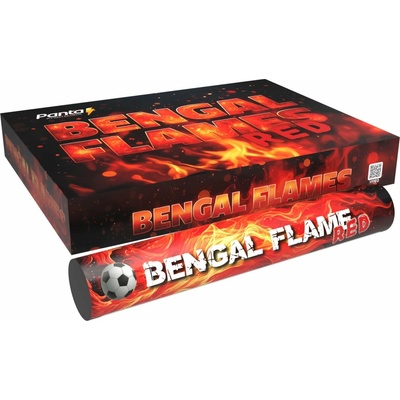 Futbalová pochodeň Red Bengal Flame 1 ks