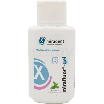 Mirafluor-Gel Mint 1,23 % fluóru 250 ml