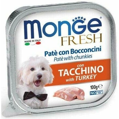 Monge Fresh Adult Dog kousky s krůtou 16 x 100 g