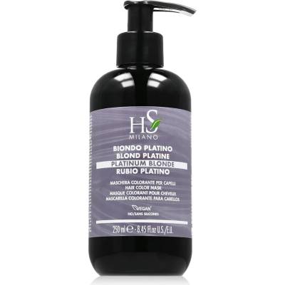 HS MILANO Hair Color Mask Pink 250 ml сянка Platinum Blonde
