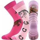 Boma ponožky HORSIK dívčí bavlněné