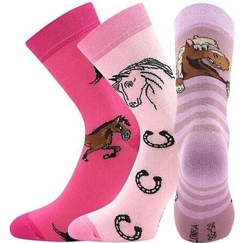 Boma ponožky HORSIK dívčí bavlněné