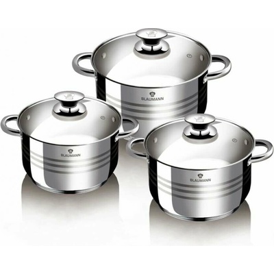 Berlinger Haus Blaumann BL-3160 Gourmet Line Súprava riadu z nehrdzavejúcej ocele - 6-dielna