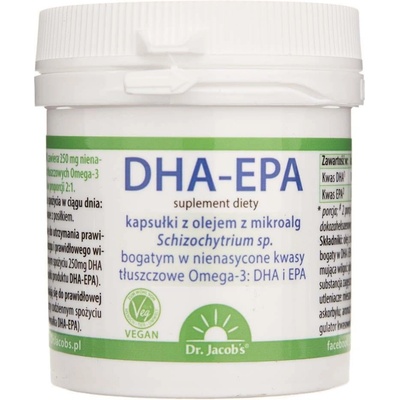 Dr. Jacob's DHA-EPA olej z rias 60 kapsúl