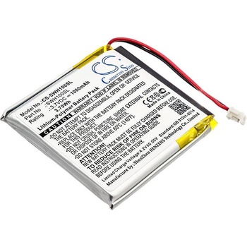 Cameron Sino Батерия за Sony WH 1000 (еквивалент на Sony 1588-0911), 1000 mAh (CS-SWH100SL)