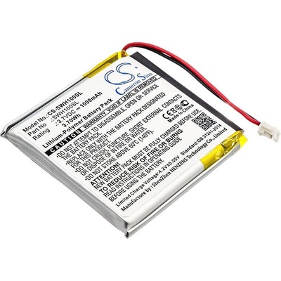 Cameron Sino Батерия за Sony WH 1000 (еквивалент на Sony 1588-0911), 1000 mAh (CS-SWH100SL)