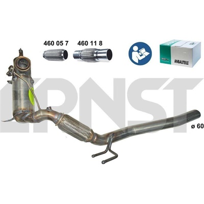 Filtr sazových částic, výfukový systém ERNST 920056