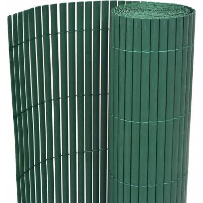 zahrada-XL Oboustranný zahradní plot PVC 90 x 500 cm zelený