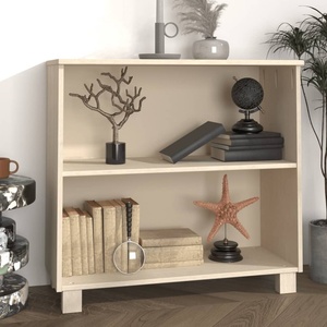 vidaXL Сайдборд HAMAR, меденокафяв, 85x35x80 см, борово дърво масив (340500)